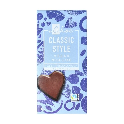 [27156] CHOCOLATE VEGANO CLÁSICO 80G ICHOC