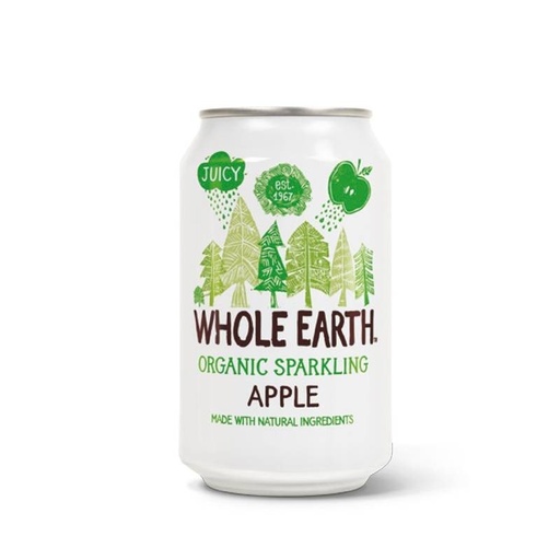 [15495] REFRESCO MANZANA S/AZUCAR 330ML WHOLE EARTH