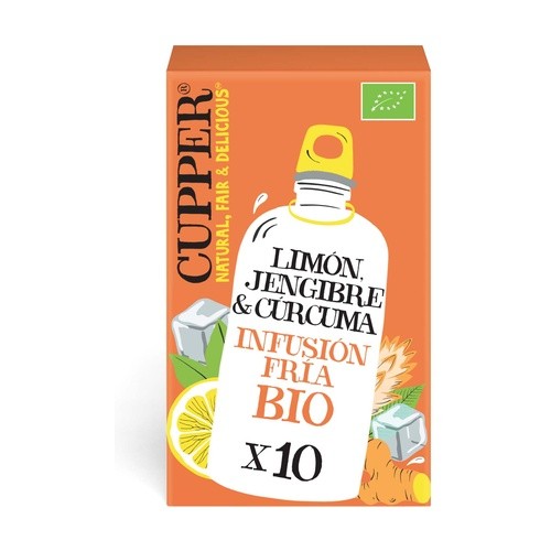 [24160] INFUSION FRIA LIMON JENGIBRE Y CURCUMA CUPPER