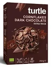 CORN FLAKES CON CHOCOLATE NEGRO 250G TURTLE