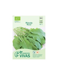 RÚCULA 'RUCA' SEMILLAS PARA CULTIVAR 3G SEMILLAS VIVAS