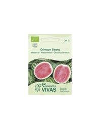 SANDÍA CRIMSON SWEET SEMILLA CULTIVAR 3G SEMILLAS VIVAS