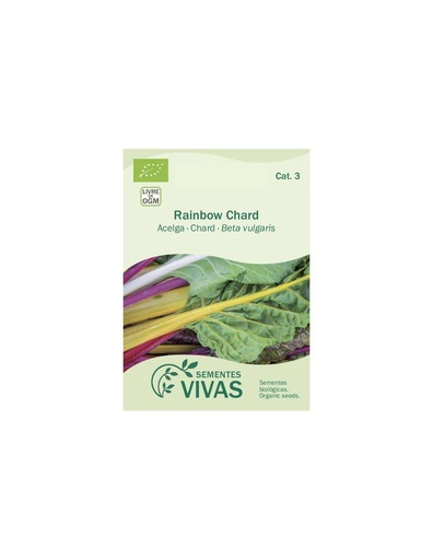 [19732] ACELGA MULTICOLOR SEMILLA PARA CULTIVAR 3G SEMILLAS VIVAS