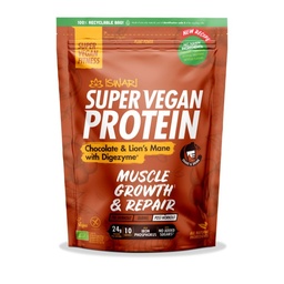 SUPER VEGAN PROTEIN CON CHOCOLATE Y MELENA DE LEON 400G ISWARI