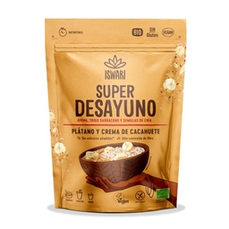 SUPERDESAYUNOS CACAHUETE PLÁTANO 360G ISWARI