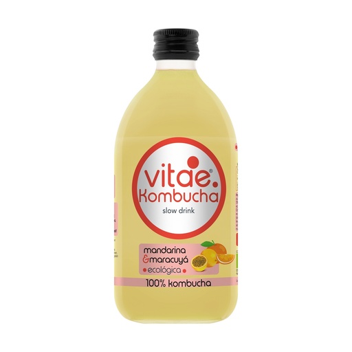 [29296] KOMBUCHA MANDARINA Y MARACUYÁ 500ML VITAE KOMBUCHA