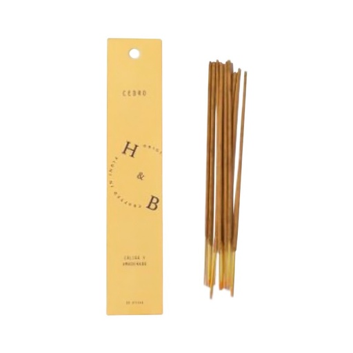 [22881] INCIENSO NATURAL CEDRO 10U H&B