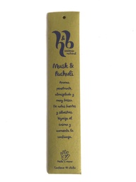 INCIENSO NATURAL MUSK Y PACHULI 10UD H&B