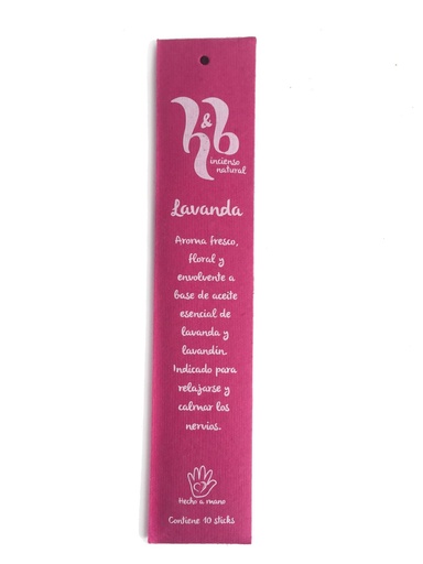 [16859] INCIENSO NATURAL LAVANDA 10U H&B