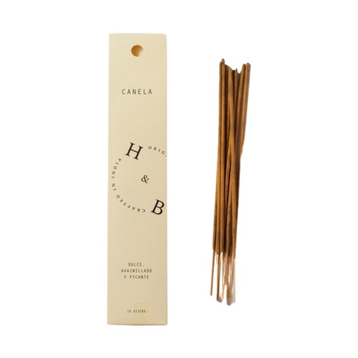 [23623] INCIENSO NATURAL CANELA 10UD H&B