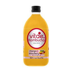 KOMBUCHA MANGO Y FRESA 500ML VITAE KOMBUCHA