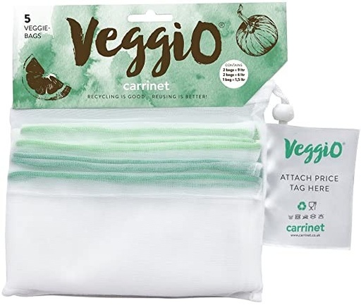 [18758] PACK 5 BOLSAS LAVABLES VEGGIO