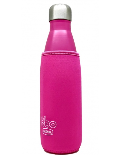 [21246] BOTELLA TERMO FUCSIA  INOX 500ML IRISANA