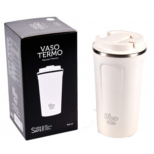 [27175] VASO TERMO BLANCO 450ML IRISANA