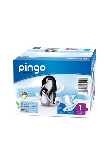[11158] PAÑAL TALLA 1 2-5KG 27UD PINGO