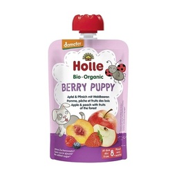 SMOOTHIE BERRY PUPPY MANZANA-MELOCOTÓN-FRUTAS DEMETER 100ML HOLLE