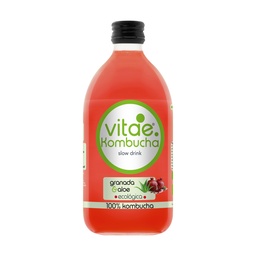 KOMBUCHA GRANADA Y ALOE 500ML VITAE KOMBUCHA