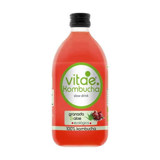 [29298] KOMBUCHA GRANADA Y ALOE 500ML VITAE KOMBUCHA