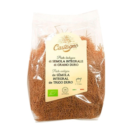 [1144] FIDEOS TRIGO INTEGRAL 500G CASTAGNO