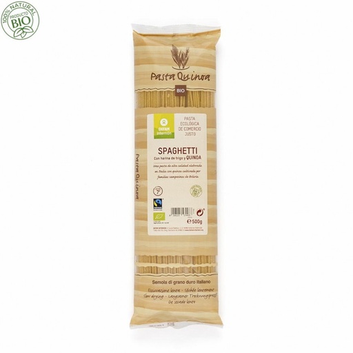 [9357] ESPAGHETTI DE TRIGO Y QUINOA 500G PASTA QUINOA