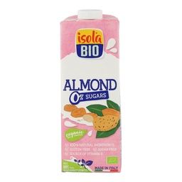 BEBIDA ALMENDRAS SIN AZÚCAR 1L ISOLA BIO