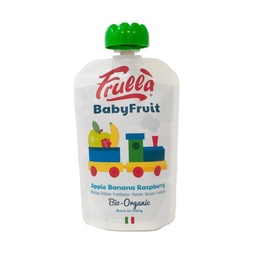 PURÉ DE MANZANA, PLÁTANO Y FRAMBUESA 100G BABY FRULLA BIO