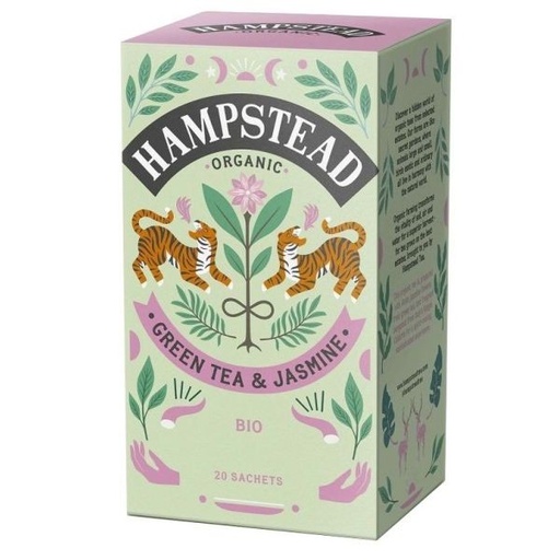 [28785] TÉ VERDE JASMINE 20UD 40G HAMPSTEAD