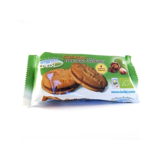 [9271] GALLETAS RELLENAS CHOCO/AVELLANAS 70G BELSI