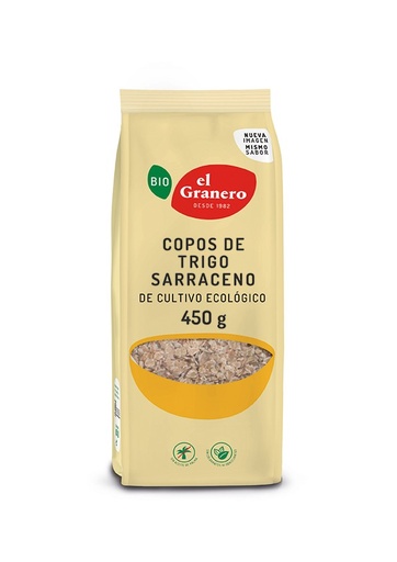 [13178] COPOS DE TRIGO SARRACENO 450G EL GRANERO