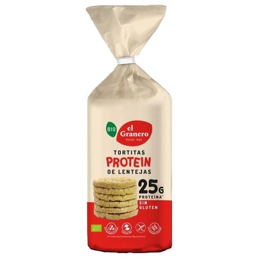 [29435] TORTITAS PROTEIN DE LENTEJAS 125G EL GRANERO