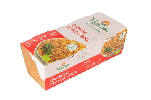 [21632] VASITO QUINOA BLANCA Y ROJA 2x125G VEGETALIA
