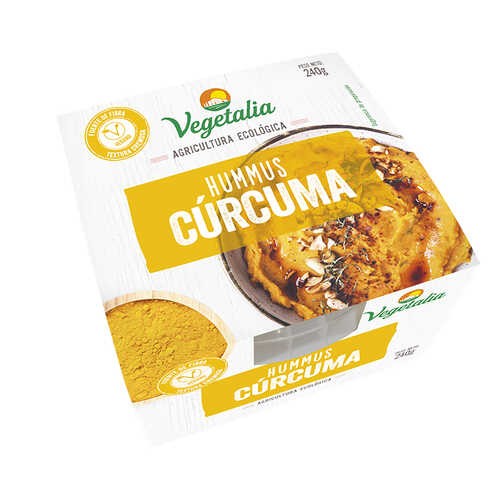 [29047] HUMMUS FRESCO CON CURCUMA 220G VEGETALIA