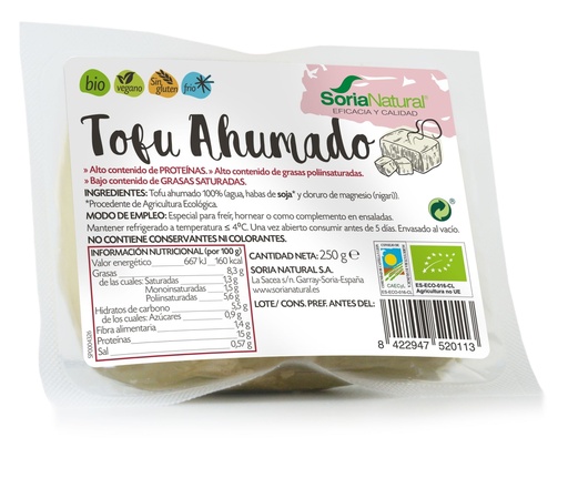 [1739] TOFU AHUMADO 250G SORIA NATURAL