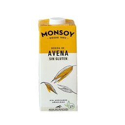 BEBIDA AVENA SIN GLUTEN 1L MONSOY