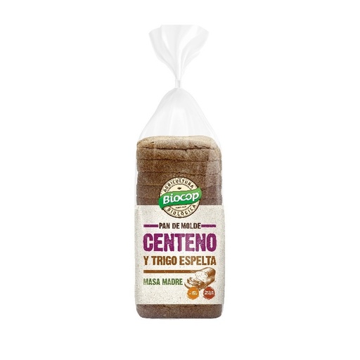 [24287] PAN DE CENTENO Y TRIGO DE ESPELTA 400G BIOCOP