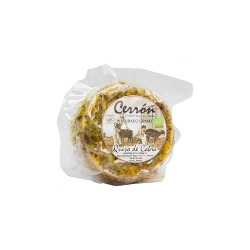 [13947] QUESO CABRA MADURADO CON PISTACHOS 400G CERRON