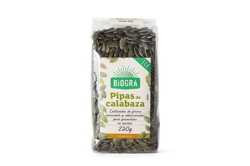 [29448] PIPAS DE CALABAZA 250G BIOGRA