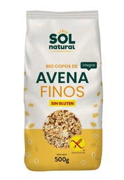 COPOS DE AVENA FINOS SIN GLUTEN 500G SOL NATURAL