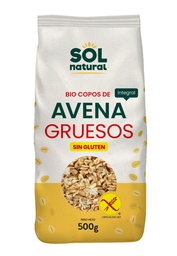 COPOS DE AVENA GRUESOS SIN GLUTEN 500G SOL NATURAL