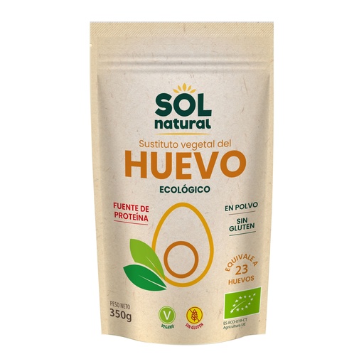 [27557] SUSTITUTO VEGETAL DEL HUEVO EN POLVO 350G BIO SOL NATURAL