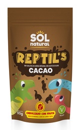 GALLETAS DE AVENA CON CACAO Y FRUTA BIO 90G REPTIL'S SOL NATURAL