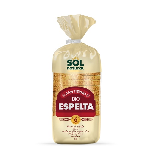 [14702] PAN ESPELTA MOLDE 400G SOL NATURAL