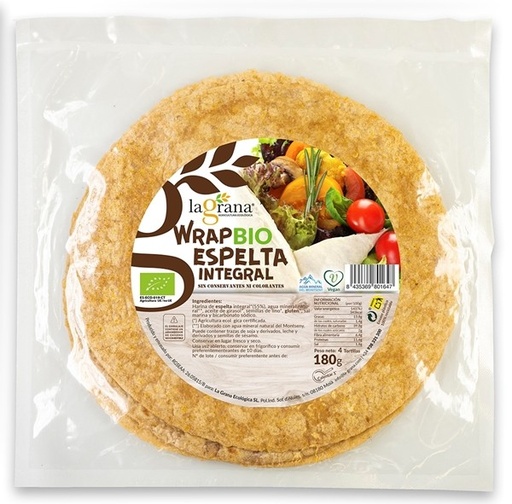 [28905] WRAP ESPELTA INTEGRAL 45G LA GRANA