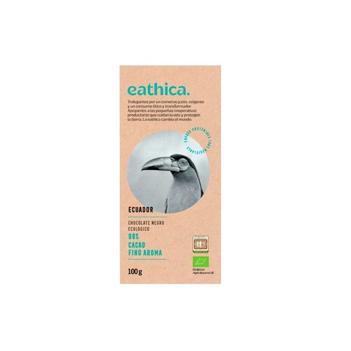 [24322] CHOCOLATE ECUADOR 98% 100G EATHICA