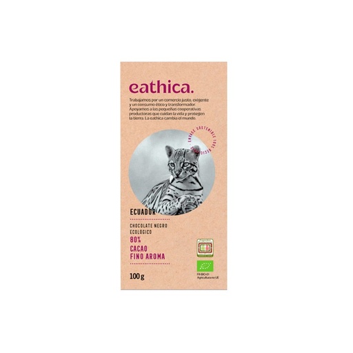 [24325] CHOCOLATE ECUADOR 80% 100G EATHICA