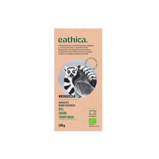 [24324] CHOCOLATE MADAGASCAR 85% 100G EATHICA