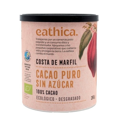 [28211] CACAO PURO LATA 280G EATHICA