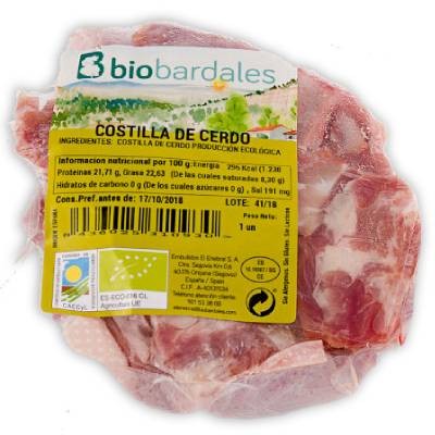 [28171] COSTILLAS DE CERDO 500G BIOBARDALES