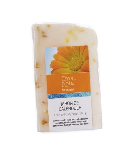 [3431] PASTILLA JABÓN CALÉNDULA 100G TALLER AMAPOLA