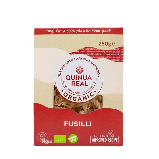 [9562] FUSILLI ARROZ QUINOA 250G QUINUA REAL